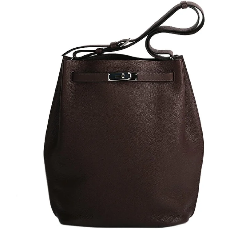 Hermès So Kelly 26 Bag Chocolate Togo