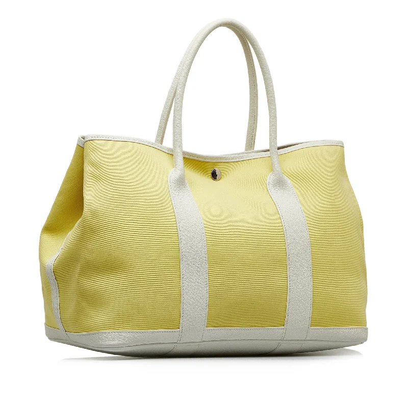 HERMES Toile Garden Party TPM Tote Bag