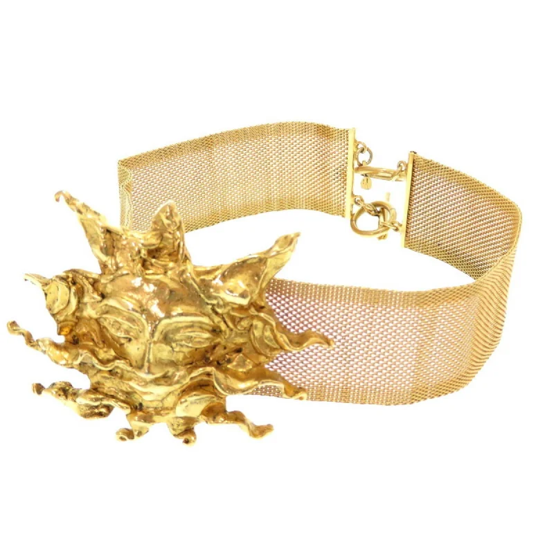 Hermes Sun Gold Choker 0353 HERMES