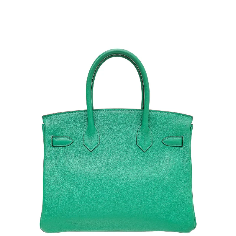 Hermes Vert Vertigo Retourne Birkin 30 Bag