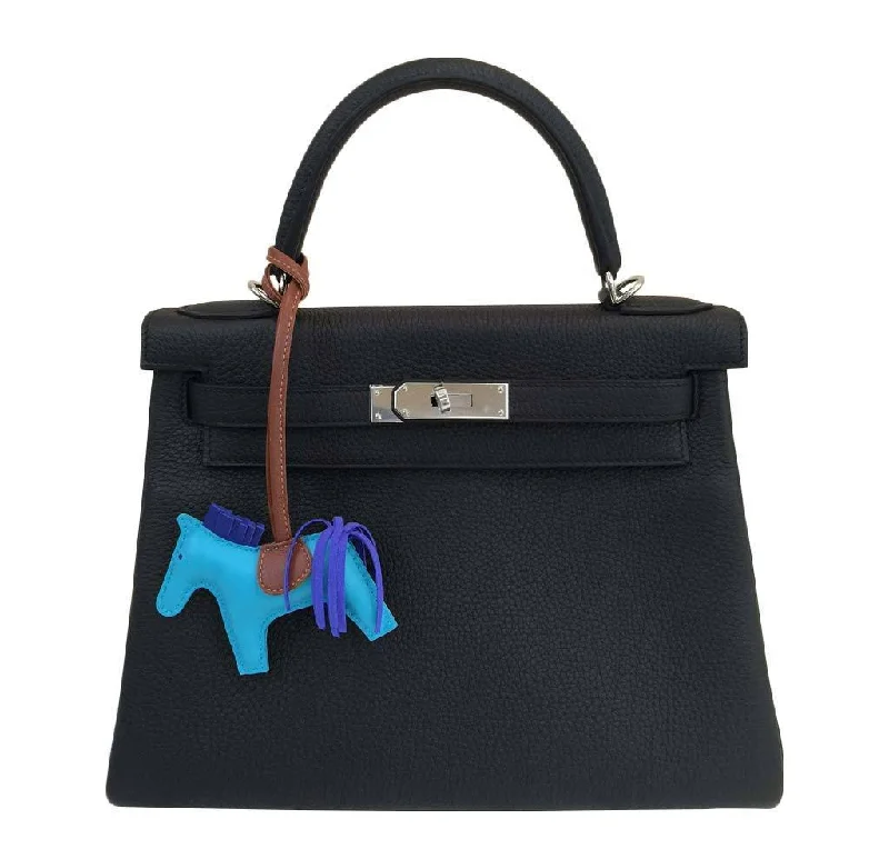 Hermès Kelly 28 Black Bag PHW