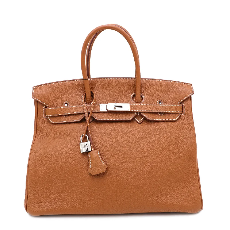 Hermes Tan Birkin Bag 35