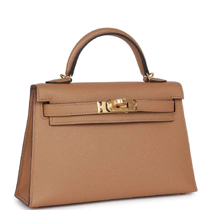 Hermes Kelly Sellier 20 Chai Epsom Gold Hardware