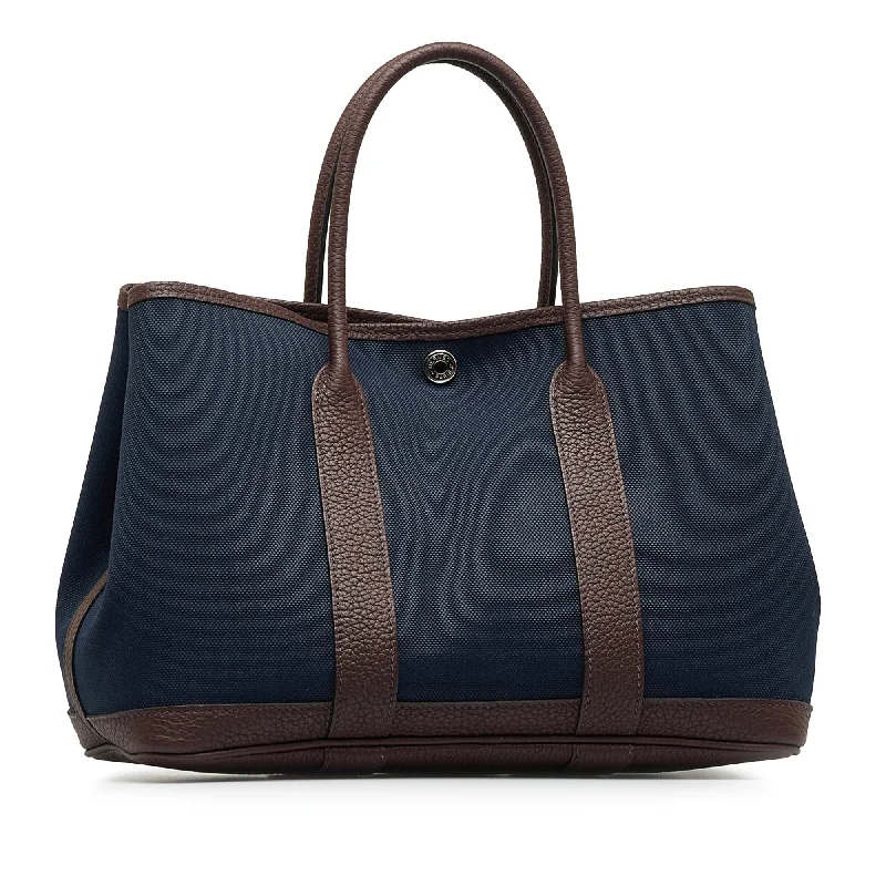 HERMES Toile Garden Party TPM Tote Bag