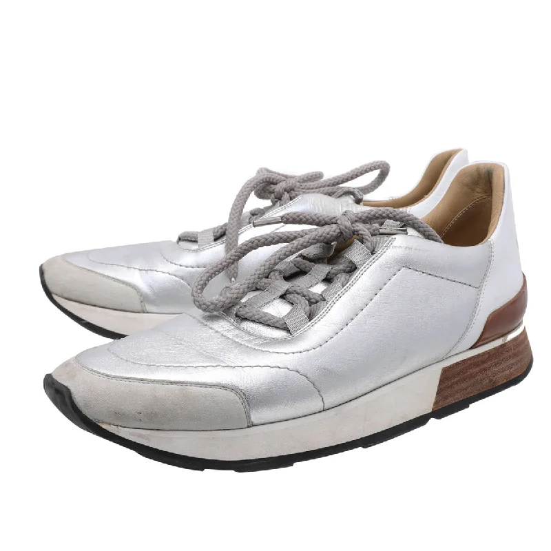 Hermes suede calfskin miles sneakers 39