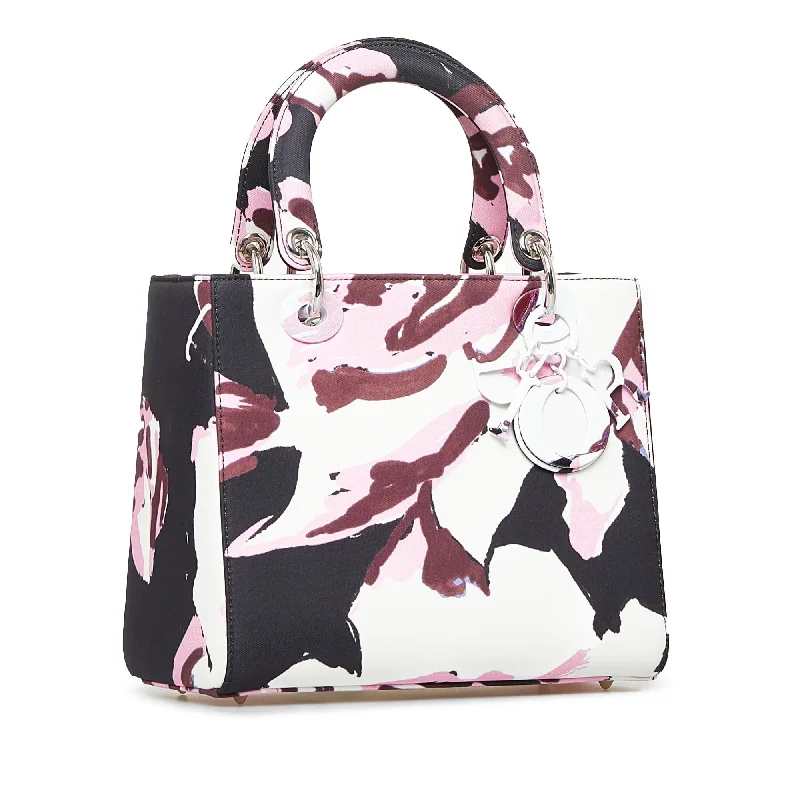 Dior Medium Floral Graffiti Lady Dior (SHG-y1sBoP)