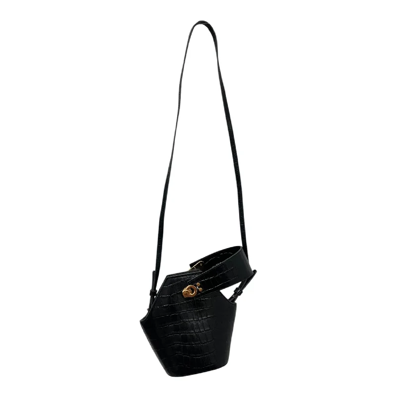 DANSE LENTE/Basket Bag/Leather/BLK/MINI JOHNNY BUCKET BAG