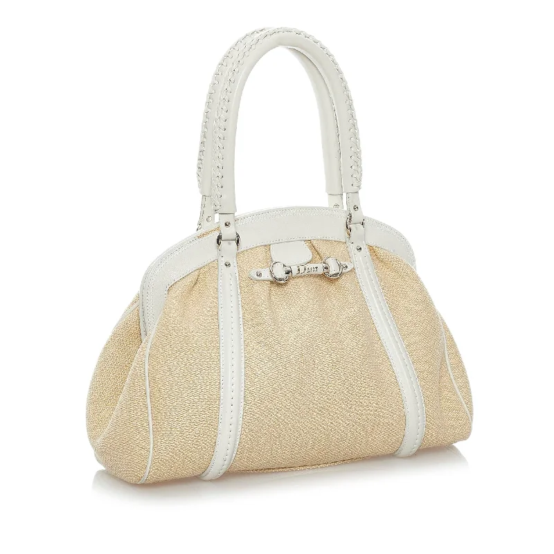 Dior My Dior Frame Raffia Handbag (SHG-30427)