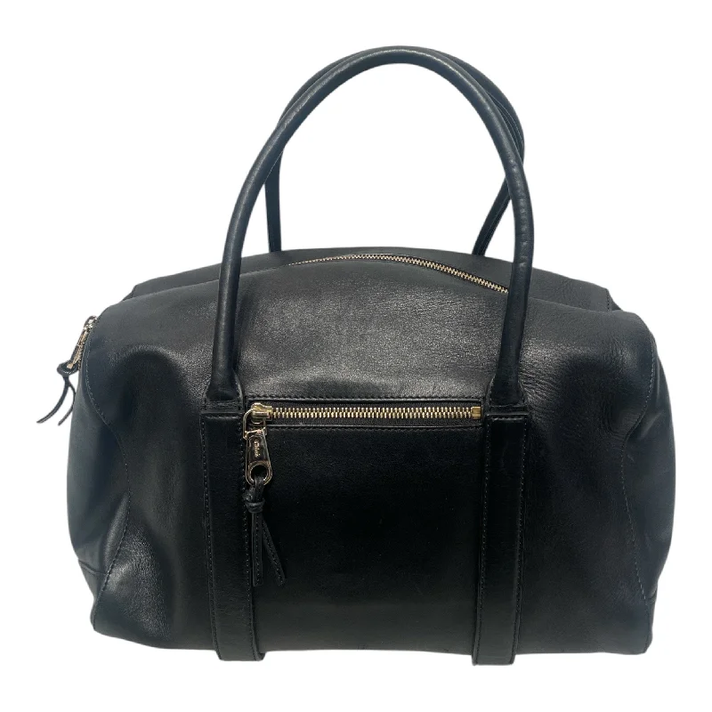 Chloe/Boston Bag[PO]/Black/Leather/Solid Leather