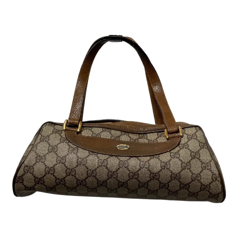 GUCCI/Hand Bag/Monogram/Leather/BRW/monogram logo