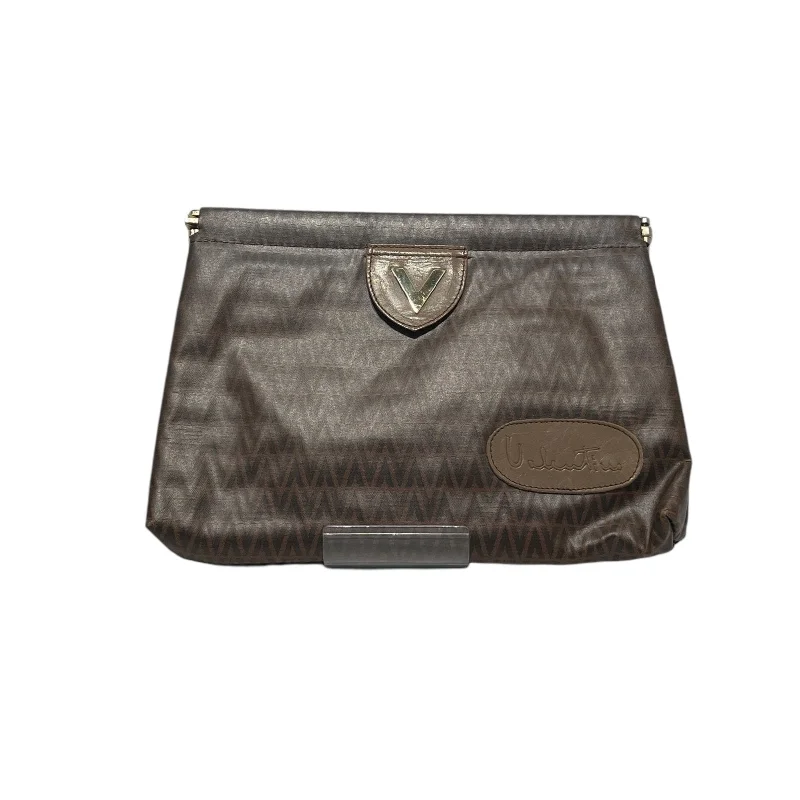 MARIO VALENTINO/Clutch Bag/Monogram/Leather/BRW/CLUTCH