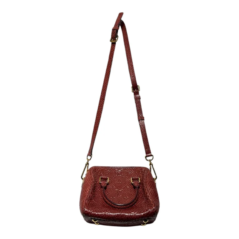 LOUIS VUITTON/Hand Bag/Animal Pattern/Leather/RED/Bandouliere 20