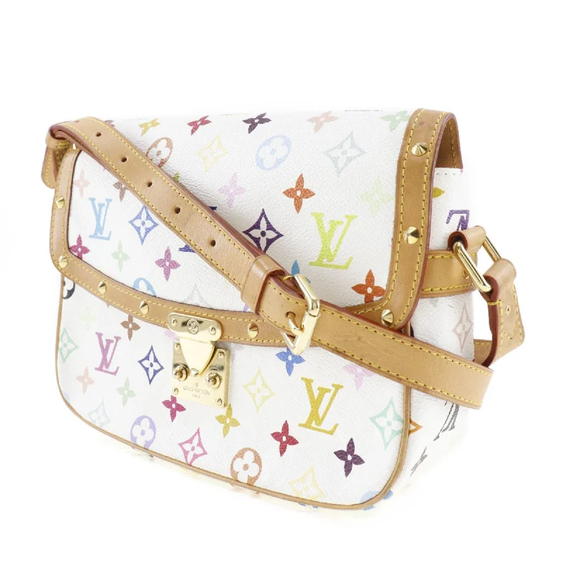 LOUIS VUITTON Sologne Shoulder Bag M92661 Monogram Multicolor White VI0014 Ladies