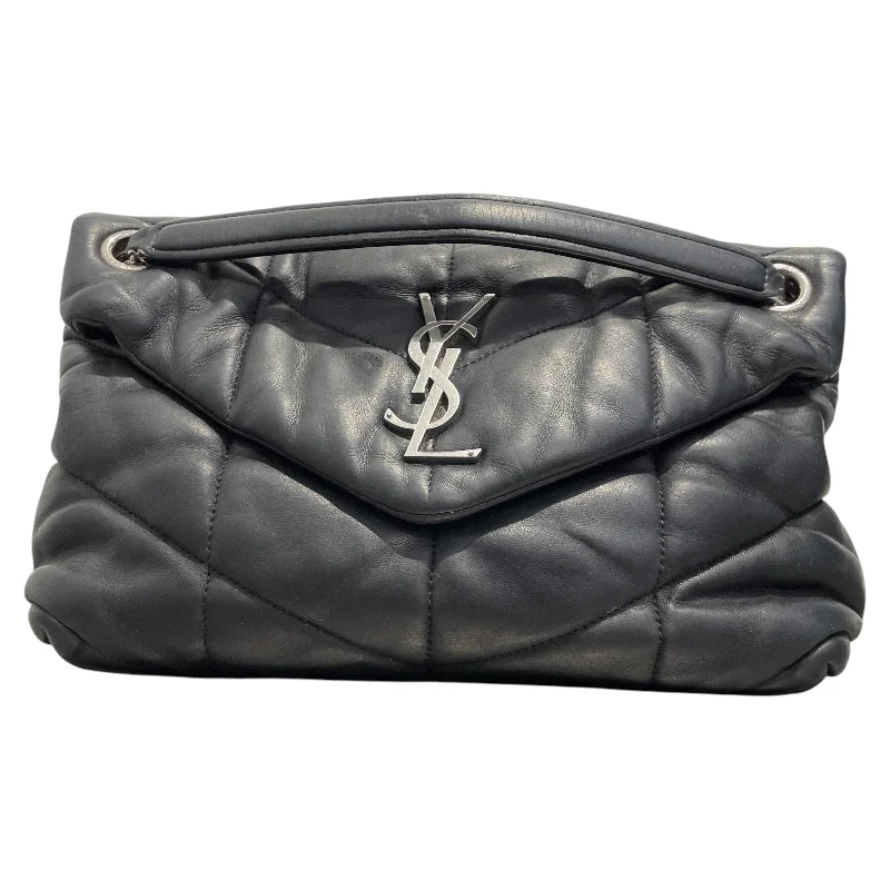 SAINT LAURENT/Cross Body Bag/OS/Leather/BLK/Quilted LouLou Puffer