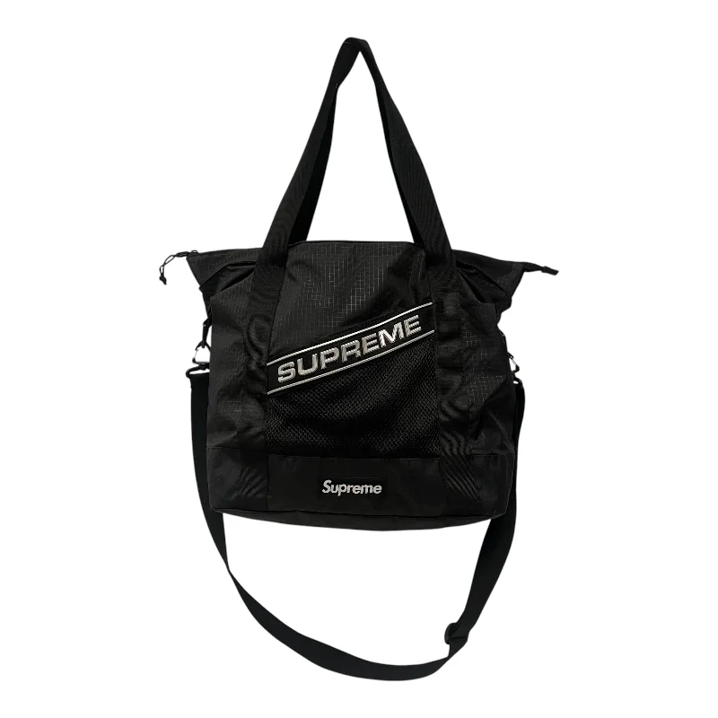 Supreme/Tote Bag/OS/Plaid/Nylon/BLK/