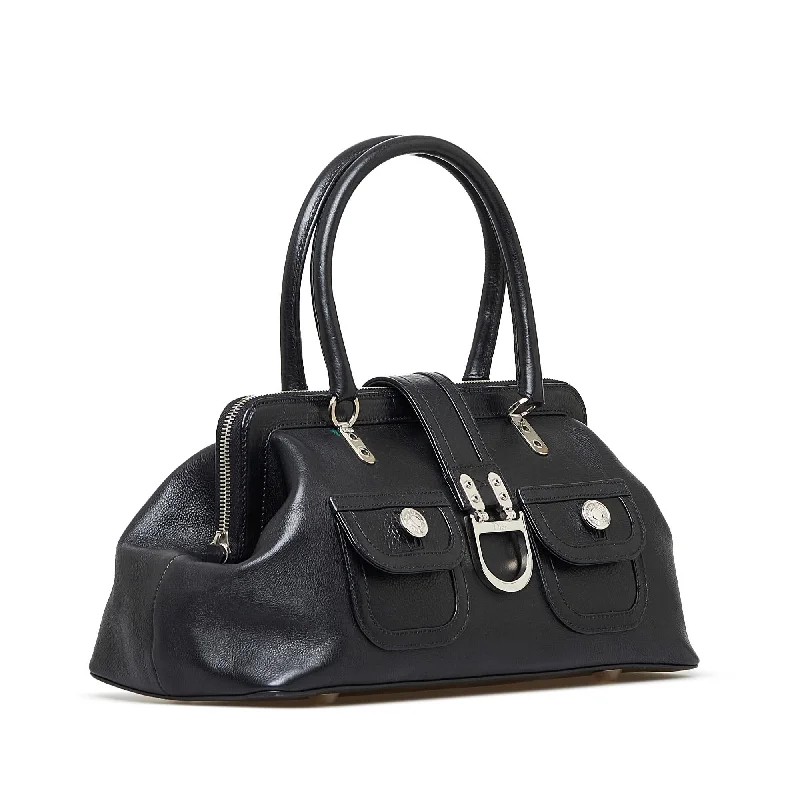 Dior Leather Frame Handbag (SHG-x7MbkK)