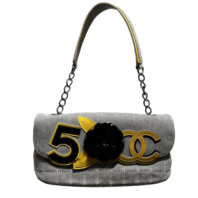 CHANEL/Hand Bag/Tweed/MLT/NO.5 CAMELLIA BAG