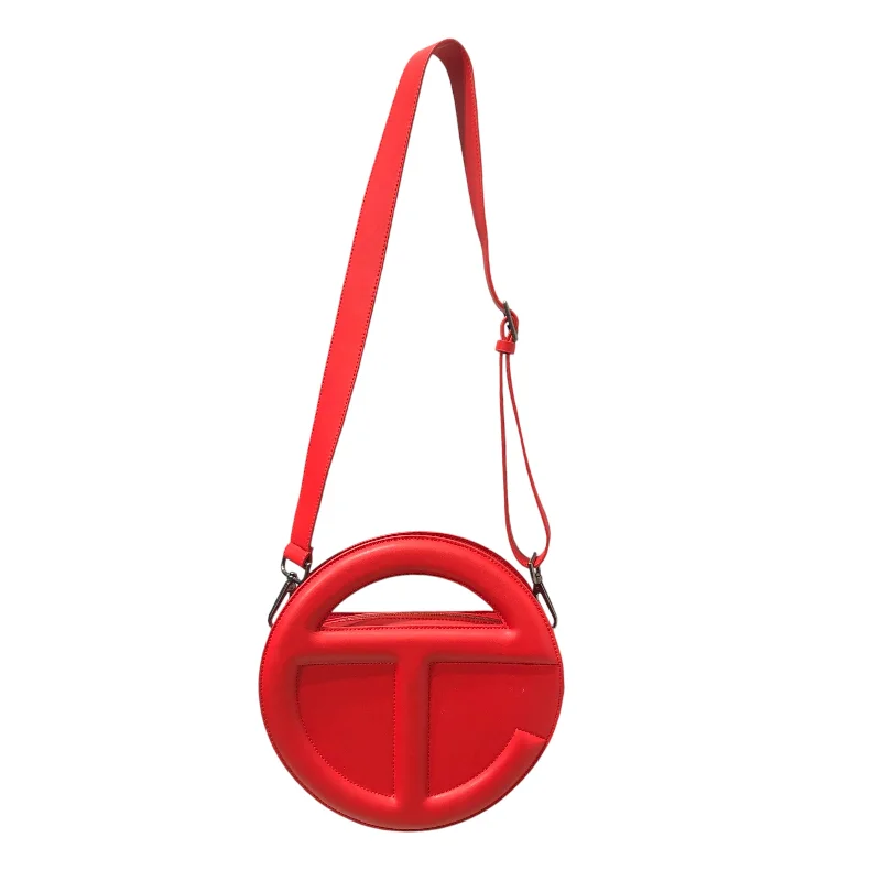 Telfar/Bag/RED/CIRCLE