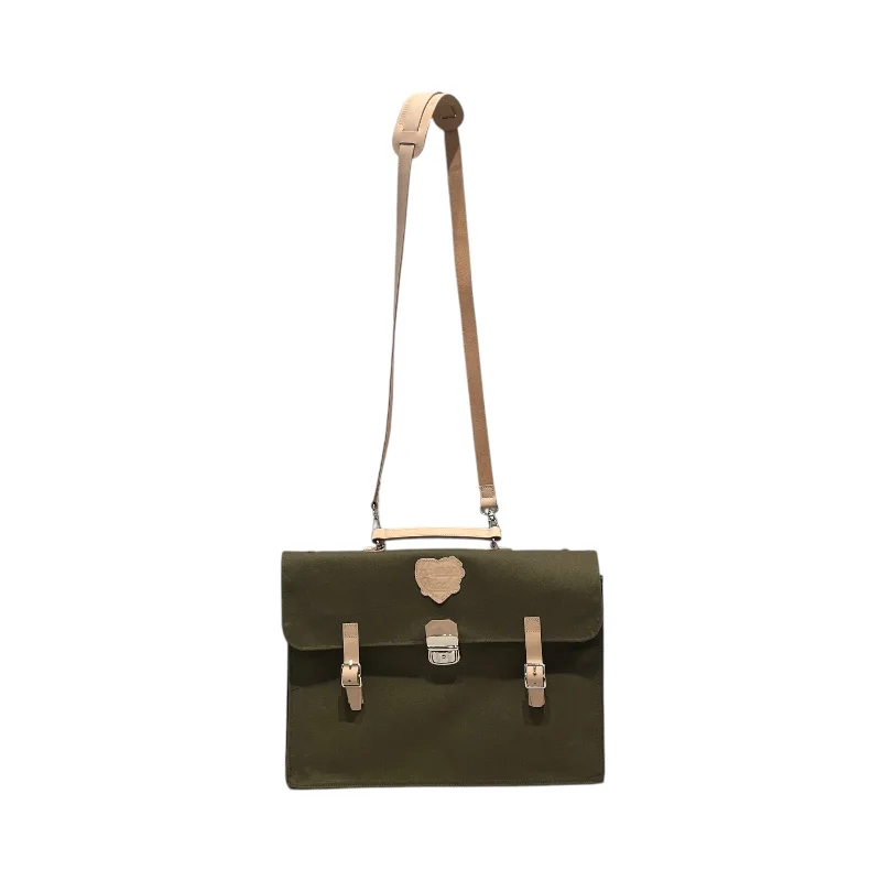 HUMAN MADE/Bag/GRN/HM Canvas School Bag